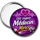 Miroir de poche -  un super médecin merci