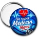 Miroir de poche -  un super médecin merci