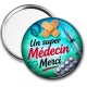 Miroir de poche -  un super médecin merci