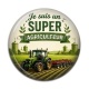 Cabochon Résine - je suis un super agriculteur