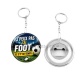 Porte clés décapsuleur - j'peux pas j'ai foot et 3 -ème mi temps