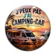 Cabochon Verre - j'peux pas j'ai camping car