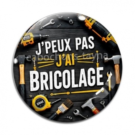 Cabochon Verre - j'peux pas j'ai bricolage
