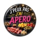 Cabochon Résine - j'peux pas j'ai apéro