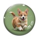 Cabochon Verre - chien