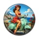 Cabochon Résine - pin up