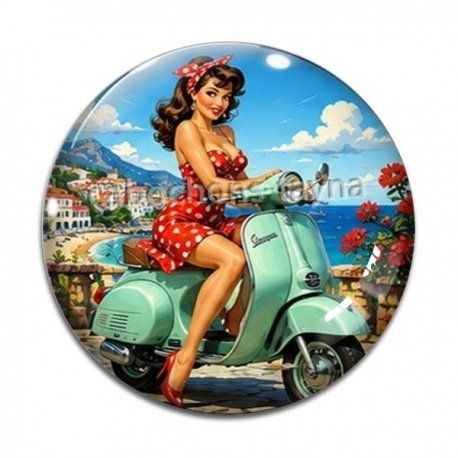 Cabochon Verre - pin up