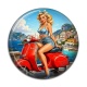 Cabochon Résine - pin up