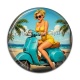 Cabochon Résine - pin up