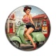 Cabochon Résine - pin up