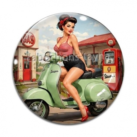 Cabochon Verre - pin up