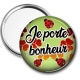 Miroir de poche - je porte bonheur