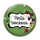 Cabochon Verre - porte bonheur