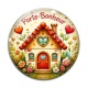 Cabochon Verre - porte bonheur