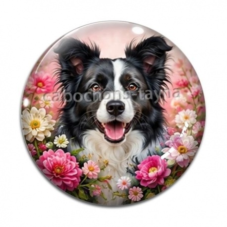 Cabochon Verre - chien