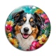 Cabochon Verre - chien