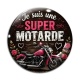 Cabochon Verre - je suis une super motarde