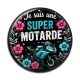 Cabochon Résine - je suis une super motarde