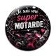 Cabochon Verre - je suis une super motarde