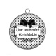 Pendentif Cabochon Argent - une belle mère formidable