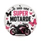 je suis une super motarde