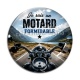 Cabochon Verre - je suis un motard formidable