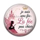 Cabochon Résine - je suis une fée, La fée pas chier