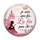 Cabochon Verre - je suis une fée, La fée pas chier