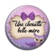Cabochon Résine - une chouette belle mère