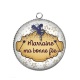 Pendentif Cabochon Argent - marraine ma  bonne fée