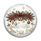 Cabochon Verre - joyeux noël papy