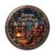 Cabochon Résine - joyeux noël papy