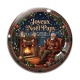 Cabochon Verre - joyeux noël papy