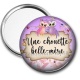 Miroir de poche - une chouette belle mère