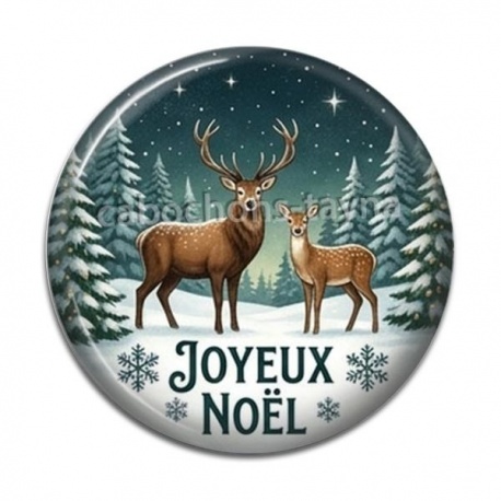 Cabochon Résine - joyeux noël