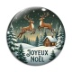 Cabochon Verre -  joyeux noël