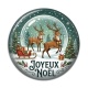 Cabochon Résine -  joyeux noël