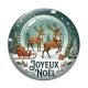 Cabochon Verre -  joyeux noël