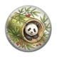 Cabochon Résine - panda