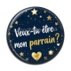 Cabochon Résine - veux tu être mon parrain