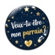 Cabochon Verre - veux tu être mon parrain