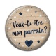 Cabochon Résine - veux tu être mon parrain