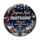 Cabochon Verre - joyeux noël passe de merveilleuses fêtes