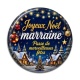 Cabochon Résine - joyeux noël passe de merveilleuses fêtes
