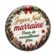 Cabochon Résine -  joyeux noël passe de merveilleuses fêtes