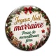 Cabochon Verre -  joyeux noël passe de merveilleuses fêtes