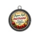 Pendentif Cabochon Argent -  joyeux noël passe de merveilleuses fêtes