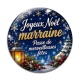 Cabochon Verre -  joyeux noël passe de merveilleuses fêtes