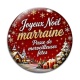 Cabochon Verre -  joyeux noël passe de merveilleuses fêtes