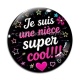 Cabochon Verre - je suis une nièce super cool